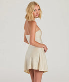 Own every entrance in the So Your Vibe Strapless A-line Mini Dress, a ivory party dress perfect for milestone birthdays and grad parties, or dancing through summer nights and unforgettable bachelorette celebrations.