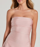 Bring high-impact style to your nightlife in the So Your Vibe Strapless A-line Mini Dress, a bold pink club dress made for dancing, parties, and unforgettable nights.