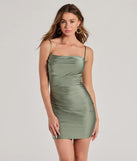 The Flawless Allure Cowl Neck Bodycon Mini Dress is a mini dress that will make a statement with its short hemline and on-trend details to have you ready for any event!