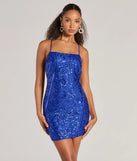 Turn heads in the beaming Stars Do Shine Lace-Up Bodycon Sequin Party Dress, a stunning royal sequin dress designed to add sparkle and elegance to your next night out or special occasion.