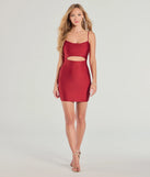 Own every entrance in the Make The Cut Sleeveless Bodycon Mini Dress, a red party dress perfect for milestone birthdays and grad parties, or dancing through summer nights and unforgettable bachelorette celebrations.