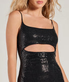 Bring high-impact style to your nightlife in the Dangerously Charmed Sequin Mini Dress, a bold black club dress made for dancing, parties, and unforgettable nights.