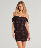 Floral Aura Ruched Mini Dress, a trendy black mini dress featuring modern details and a fresh seasonal hue, perfect for creating chic 2025 looks.