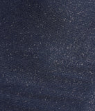 Flaunt your silhouette in the tight Go For Glam Glitter Mesh One-Shoulder Mini Dress in navy blue, a bodycon dress that empowers your look with bold style and effortless edge.