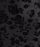 Flaunt your silhouette in the tight Chic Allure Floral Velvet Burnout Long Sleeve Mini Dress in black, a bodycon dress that empowers your look with bold style and effortless edge.