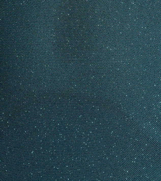 Sparkle and Shine Off-The-Shoulder Glitter Mini Dress | Windsor