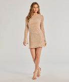 Own every entrance in the Glam Catch Open Back Sequin Fishnet Mini Dress, a nude party dress perfect for milestone birthdays and grad parties, or dancing through summer nights and unforgettable bachelorette celebrations.