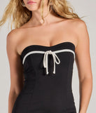 Whether you're headed to brunch or running errands, the Sealed With Charm Ponte Mini Dress in black delivers effortless style in a breathable, go-to casual dress.