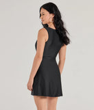 Style Goals Square Neck A-Line Mini Dress in black, a stunning Valentine's Day dress with a flattering fit and romantic details, perfect for date night or Galentine’s celebrations.