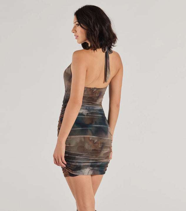 Ethereal Ruched Tiered Skater Dress Ethereal Ruched Tiered Skater Dress