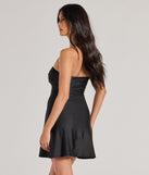 The So Your Vibe Strapless A-line Mini Dress is your new go-to Windsor dress—effortless, versatile, and made to update your fall style in seconds.
