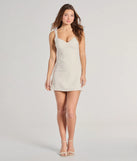 Step into milestone moments with the New Classic Woven Corset Mini Dress, a standout in off-white dresses perfect for birdal showers, Easter celebrations, and 2025 grad looks.