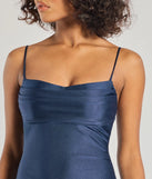 Bring high-impact style to your nightlife in the Sleek Sophistication A-Line Pleated Mini Dress, a bold navy blue club dress made for dancing, parties, and unforgettable nights.
