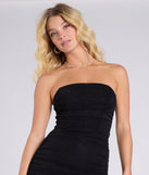 Beyond Glam Rhinestone Bodyon Mini Dress