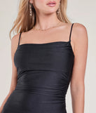 Bring high-impact style to your nightlife in the Chic Club Cowl Neck A-Line Mini Dress, a bold black club dress made for dancing, parties, and unforgettable nights.