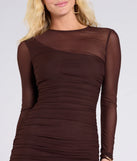 Enticing Always Bodycon Mesh Mini Dress