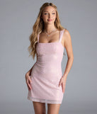 Own every entrance in the Vision Of Perfection Sequin Bead Mini Dress, a pink party dress perfect for milestone birthdays and grad parties, or dancing through summer nights and unforgettable bachelorette celebrations.