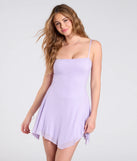 Shine with confidence, elegance, and standout style in the Sparkling Perfection Rhinestone A-Line Mini Dress—a lavender graduation dress designed with a fresh silhouette and the latest trends.
