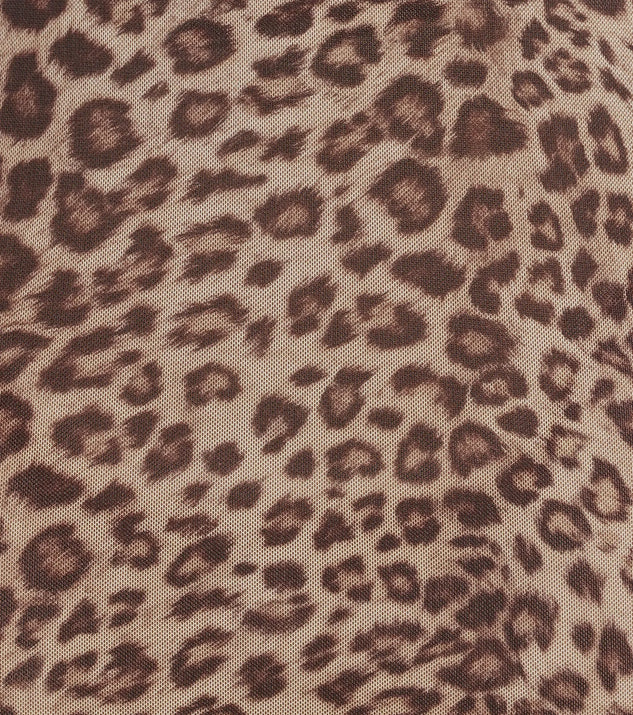 Walk On The Wild Side Leopard Mesh Mini Dress | Windsor Walk On The Wild Side Leopard Mesh Mini Dress | Windsor