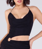 Make a bold statement in the Heavenly Curves Halter Cutout Mesh Mini Dress in black, the perfect summer dress for weddings, cocktail hours, nights out, and/or seasonal celebrations.