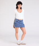 From bold to effortless, the Start With The Basic V-Neck Crop Top lets you define your vibe with white tops that speak your style.