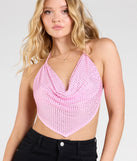 From bold to effortless, the Life Of the Party Rhinestone Open Back Crop Top lets you define your vibe with pink tops that speak your style.