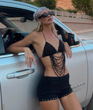 Festival Headliner Beaded Triangle Bralette