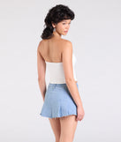 From bold to effortless, the Lookin' Cute Bow-Trim Cutout Top lets you define your vibe with white tops that speak your style.