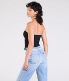 From bold to effortless, the Lookin' Cute Bow-Trim Cutout Top lets you define your vibe with black tops that speak your style.