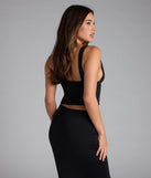 Serenade Me V-Neck Crop Top