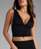 Serenade Me V-Neck Crop Top