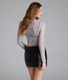 From bold to effortless, the Sweetest Allure Floral Lace Long Sleeve Top lets you define your vibe with light blue tops that speak your style.