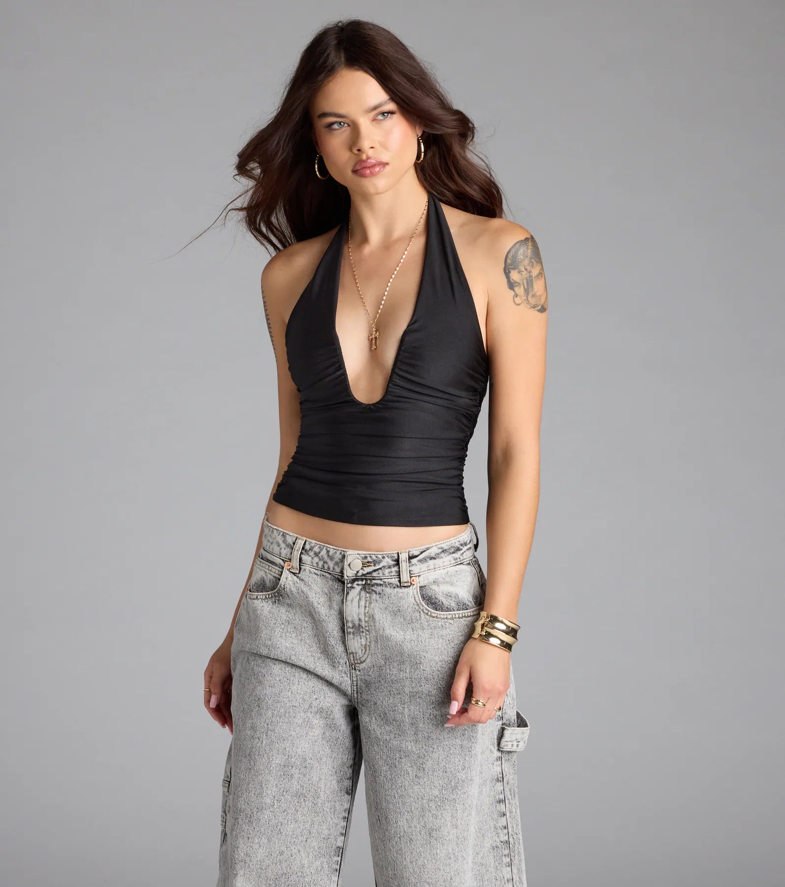 Major Vibe Plunge Halter Top | Windsor Major Vibe Plunge Halter Top | Windsor