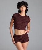 Good At Being Bad Lace Crop Top