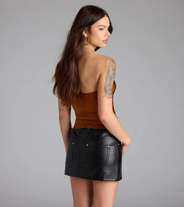 Alluring Muse Cutout Tube Top | Windsor