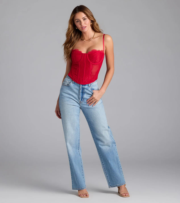 トップス melt the lady lace up layered corset melt the lady lace up layered corset