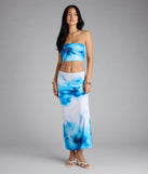 Bold Muse Floral Print Tube Top