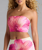 Add a summer refresh to your look with the Sandy Shores Tropical Floral Crop Top, a trendy top in yellow made for easy styling for any vibe.