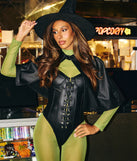 Spellbinding Beauty Witch Costume Set
