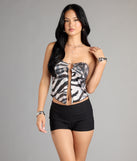 Wild Thing Zebra Print Top