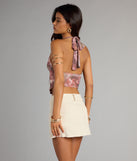 Cherub Kisses Halter Corset Top