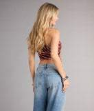 Wild Streak Strapless Tube Top