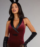 Velvet After Dark Bunny Bodysuit
