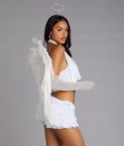 Sultry Sweet Cowl Neck Crop Top