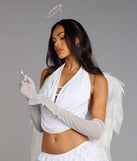 Sultry Sweet Cowl Neck Crop Top