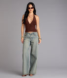Twist The Night Halter Crop Top