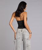 Trendy women’s tops, like the Hot Streak Lace Up Corset Top, bring effortless style for fall layering, lounging, or going out.