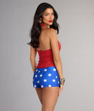 Hot Streak Lace Up Corset Top