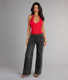 Hot Streak Lace Up Corset Top
