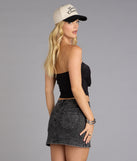 Buckled In Crop Tube Top